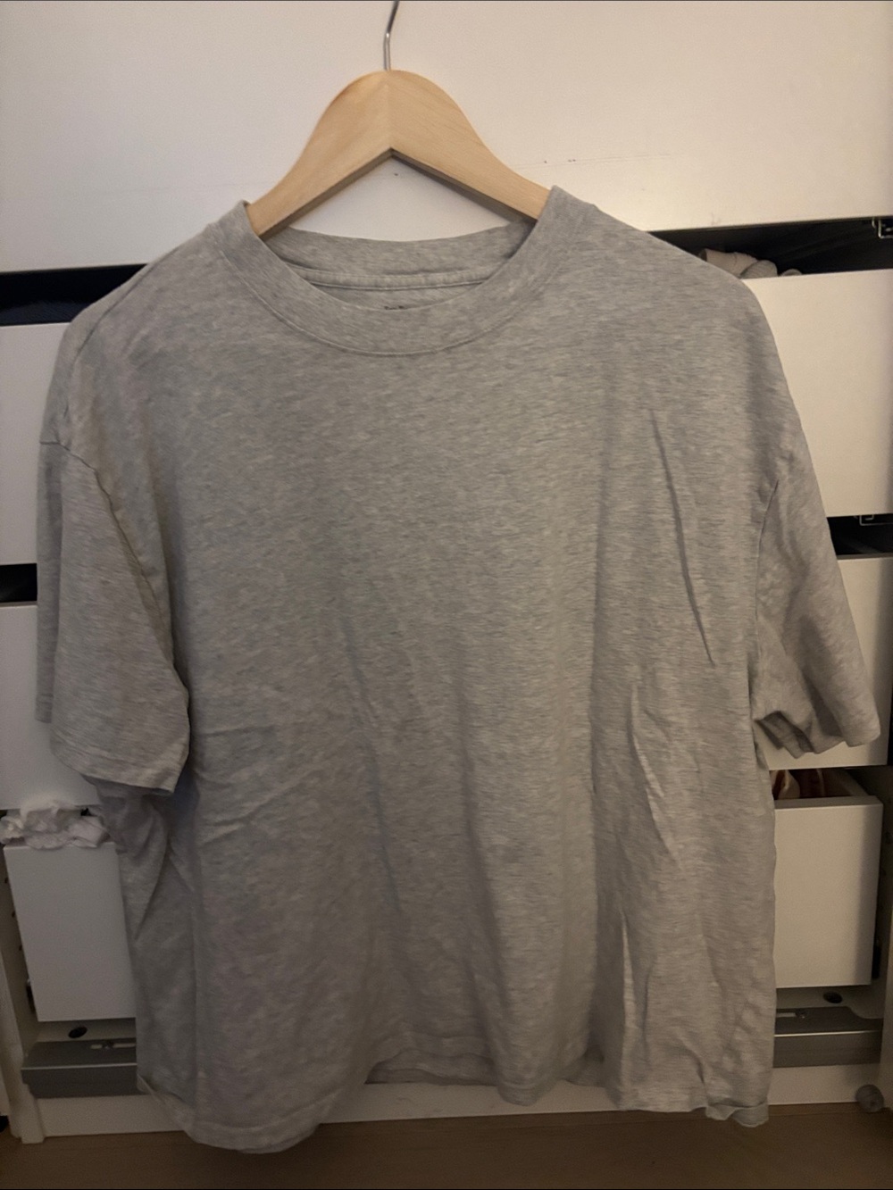 Classic Men's Grey Crew Neck T-Shirt
